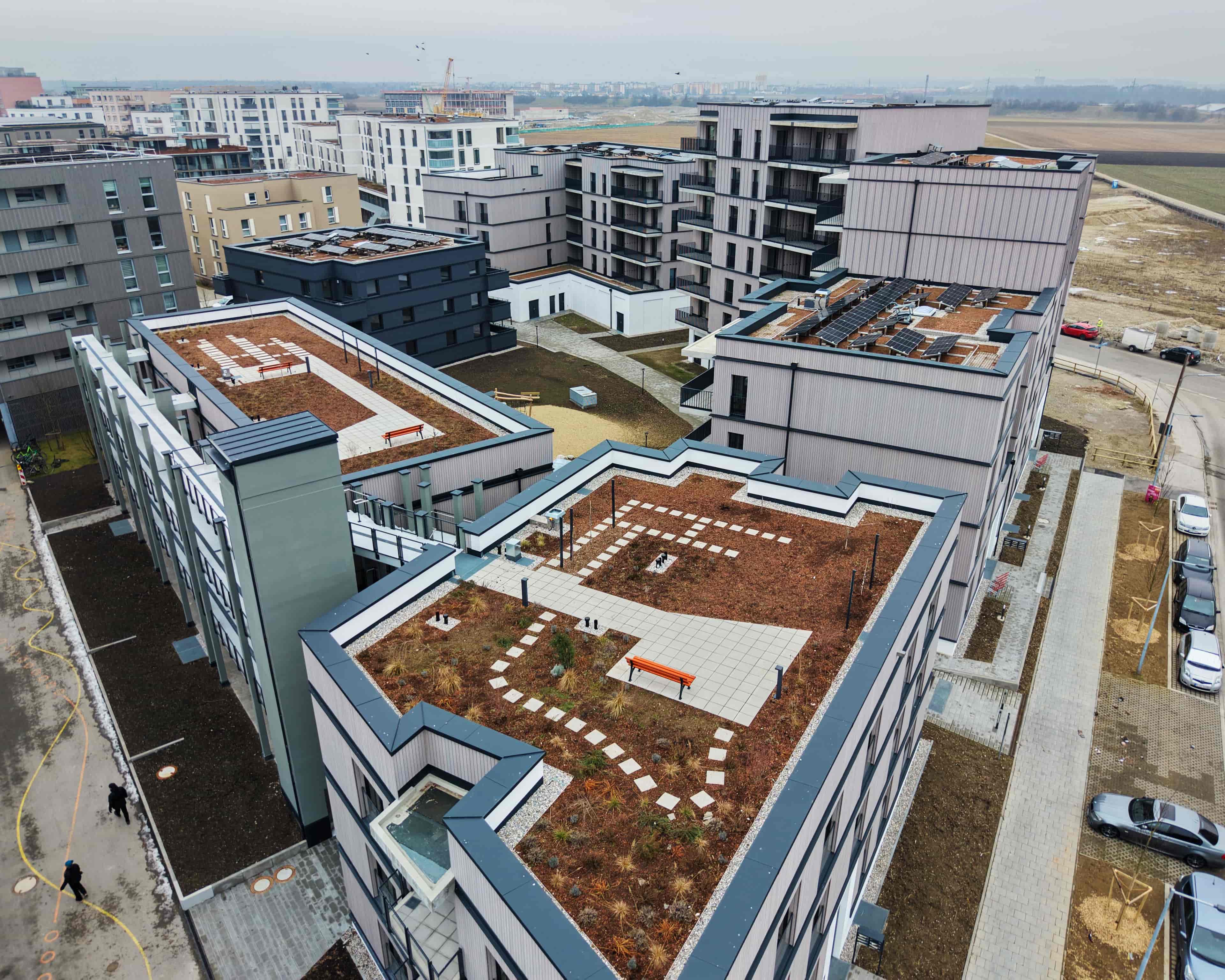 Dachterrassen und Gründächer